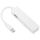 Lector de tarjetas multifunción 4 en 1 MS + SD + TF + USB2.0 para dispositivos tipo C, tipo C